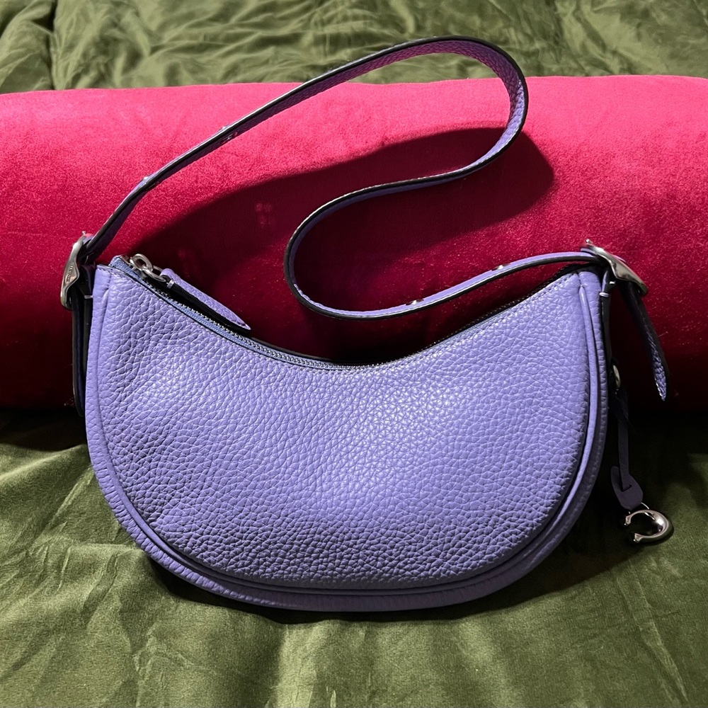 Coach Purple Leather Women's Bag